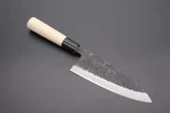 Fu-Rin-Ka-Zan Kurouchi White Steel No.2 Series Deba (Oval Shaped Magnolia Wood Handle With Water Buffalo Ferrules, 165mm And 180mm)