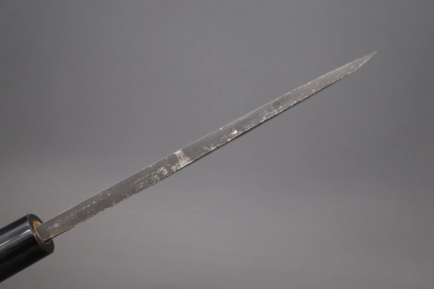 Fu-Rin-Ka-Zan Kurouchi White Steel No.2 Series Deba (Oval Shaped Red-Sandal Wood Handle With Black Pakka Wood Ferrules, 165mm And 180mm) 5 Fu-Rin-Ka-Zan Kurouchi White Steel No.2 Series Deba (Oval Shaped Red-Sandal Wood Handle With Black Pakka Wood Ferrules, 165mm And 180mm) - Image 5