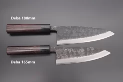 Fu-Rin-Ka-Zan Kurouchi White Steel No.2 Series Deba (Oval Shaped Red-Sandal Wood Handle With Black Pakka Wood Ferrules, 165mm And 180mm) 17 Fu-Rin-Ka-Zan Kurouchi White Steel No.2 Series Deba (Oval Shaped Red-Sandal Wood Handle With Black Pakka Wood Ferrules, 165mm And 180mm) -Knife Sale Shop fu rin ka zan deba fu rin ka zan kurouchi white steel no 2 series deba oval shaped red sandal wood handle with black pakka wood ferrules 165mm and 180mm 42914030682395