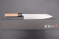 Fu-Rin-Ka-Zan Aogami Super Custom Damascus Series FASD-8W Kiritsuke Gyuto 240mm (9.4 Inch, Octagonal Walnut-Wood Handle) -Knife Sale Shop fu rin ka zan kiritsuke fu rin ka zan aogami super custom damascus series fasd 8w kiritsuke gyuto 240mm 9 4 inch octagonal walnut wood handle 41749505868059 scaled