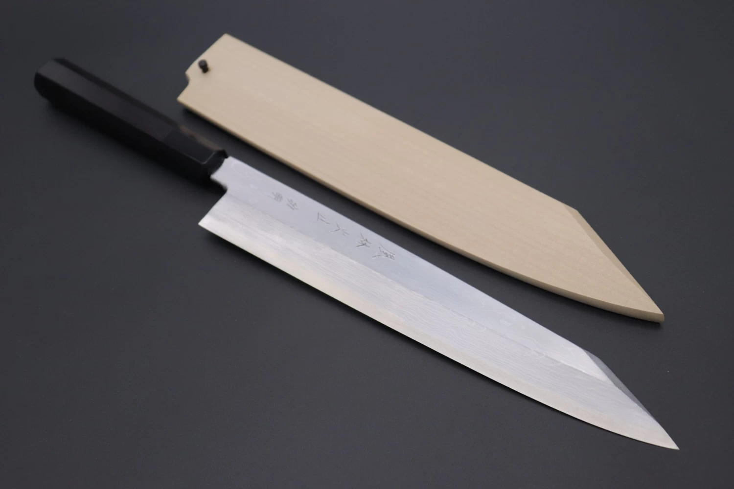 Fu-Rin-Ka-Zan Limited, Blue Steel No.1 Suminagashi Kiritsuke 270mm (10.6inch) (FSO-8) 1 Fu-Rin-Ka-Zan Limited, Blue Steel No.1 Suminagashi Kiritsuke 270mm (10.6inch) (FSO-8)