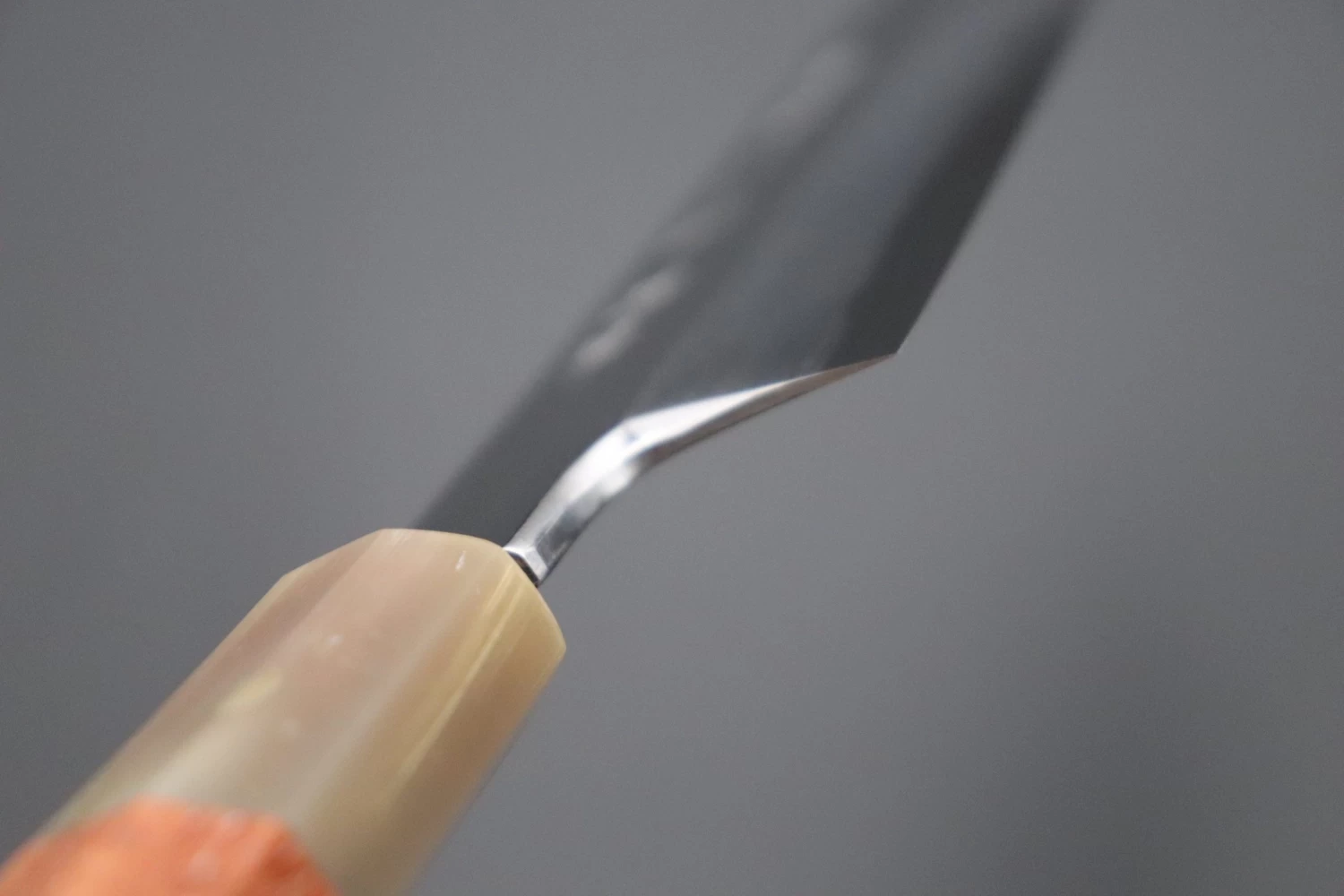 Fu-Rin-Ka-Zan Limited, FSO-63 Blue Steel No.1 Kiritsuke 240mm (9.4inch, Octagon Shaped Quince Wood Handle, Mirror Polished Blade) 4 Fu-Rin-Ka-Zan Limited, FSO-63 Blue Steel No.1 Kiritsuke 240mm (9.4inch, Octagon Shaped Quince Wood Handle, Mirror Polished Blade) - Image 4