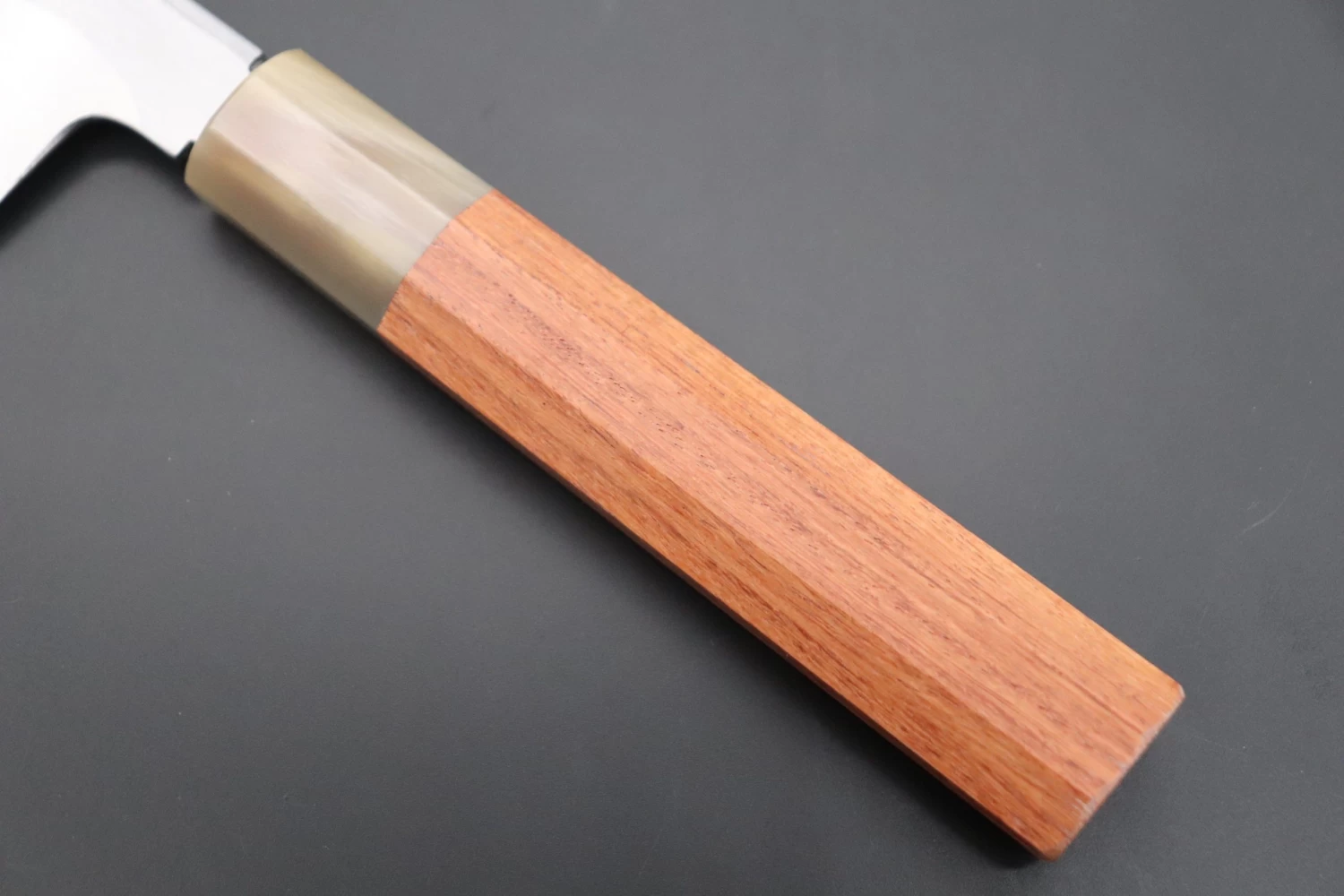 Fu-Rin-Ka-Zan Limited, FSO-63 Blue Steel No.1 Kiritsuke 240mm (9.4inch, Octagon Shaped Quince Wood Handle, Mirror Polished Blade) 8 Fu-Rin-Ka-Zan Limited, FSO-63 Blue Steel No.1 Kiritsuke 240mm (9.4inch, Octagon Shaped Quince Wood Handle, Mirror Polished Blade) - Image 8