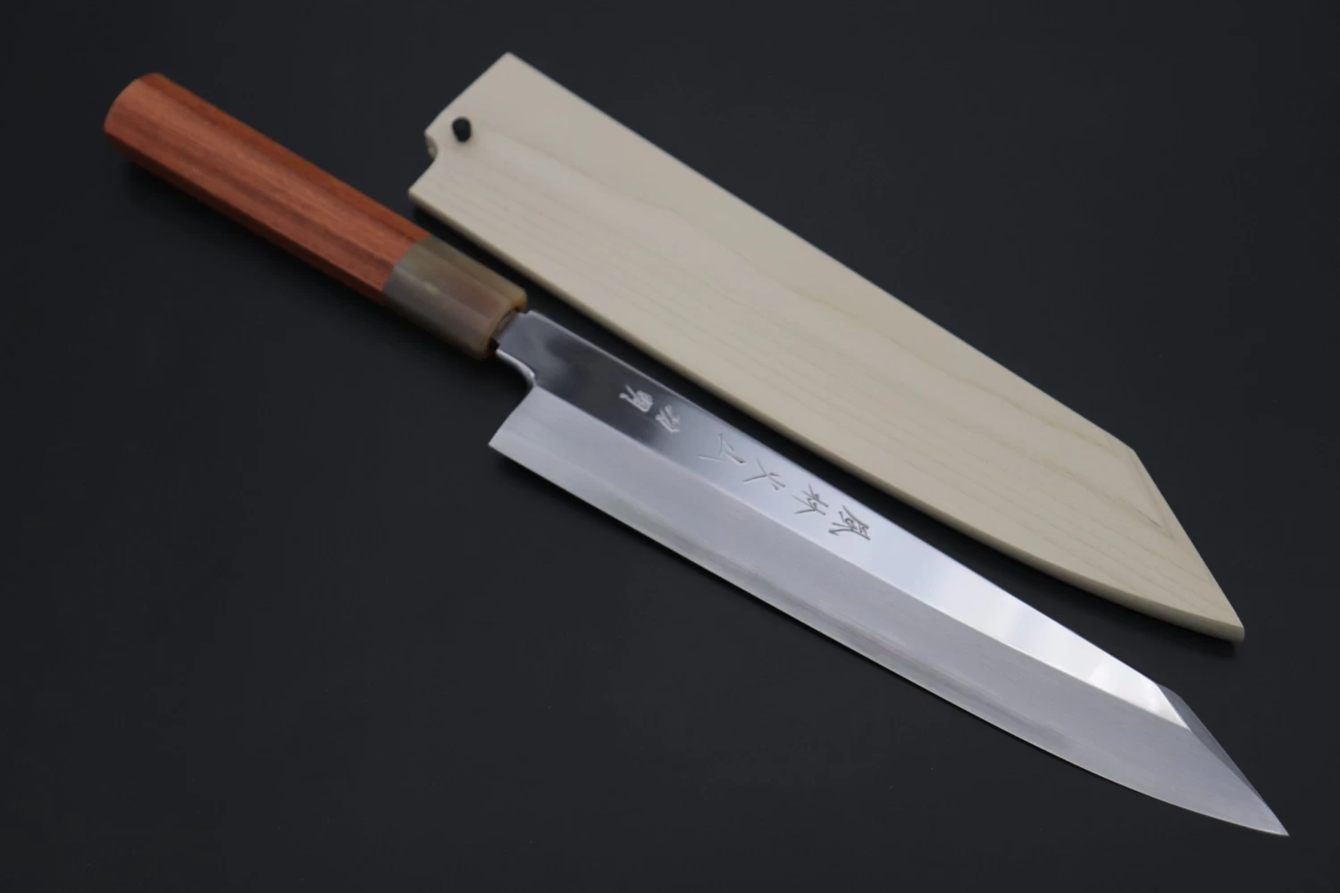 Fu-Rin-Ka-Zan Limited, FSO-63 Blue Steel No.1 Kiritsuke 240mm (9.4inch, Octagon Shaped Quince Wood Handle, Mirror Polished Blade) 1 Fu-Rin-Ka-Zan Limited, FSO-63 Blue Steel No.1 Kiritsuke 240mm (9.4inch, Octagon Shaped Quince Wood Handle, Mirror Polished Blade)