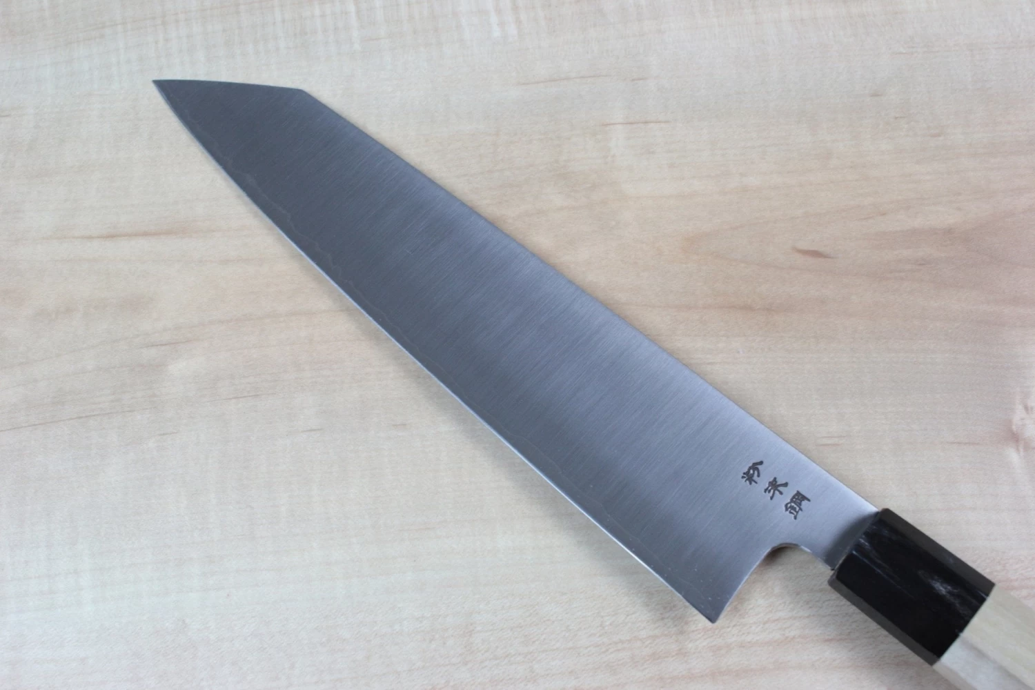 Fu-Rin-Ka-Zan R-2 Clad Wa Series Kiritsuke (210mm To 270mm, 3 Sizes, Octagon Shaped Magnolia Wood Handle) 3 Fu-Rin-Ka-Zan R-2 Clad Wa Series Kiritsuke (210mm To 270mm, 3 Sizes, Octagon Shaped Magnolia Wood Handle) - Image 3