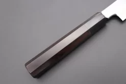 Fu-Rin-Ka-Zan Limited, Blue Steel No.1 Suminagashi Kiritsuke Yanagiba (270mm To 300mm, 2 Sizes, Octagon Shaped Ebonywood Handle) -Knife Sale Shop fu rin ka zan kiritsuke yanagiba fu rin ka zan limited blue steel no 1 suminagashi kiritsuke yanagiba 270mm to 300mm 2 sizes octagon shaped ebonywood handle 42802090737947 scaled