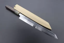 Fu-Rin-Ka-Zan Limited, Blue Steel No.1 Suminagashi Kiritsuke Yanagiba (270mm To 300mm, 2 Sizes, Octagon Shaped Ebonywood Handle) -Knife Sale Shop fu rin ka zan kiritsuke yanagiba fu rin ka zan limited blue steel no 1 suminagashi kiritsuke yanagiba 270mm to 300mm 2 sizes octagon shaped ebonywood handle 42802090803483 scaled