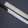 Fu-Rin-Ka-Zan Limited, (FSO-87) Hon Kasumi White Steel No.1 Kiritsuke Yanagiba 270mm(10.6 Inch, Octagonal Ebonywood Handle)