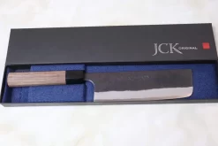 Fu-Rin-Ka-Zan Aogami Super Kurouchi Series FAB-5W Nakiri 160mm (6.2 Inch, Octagon Shaped Walnut Wood Handle) -Knife Sale Shop fu rin ka zan nakiri fu rin ka zan aogami super kurouchi series fab 5w nakiri 160mm 6 2 inch octagon shaped walnut wood handle 16793040027745 scaled