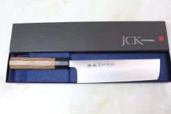 Fu-Rin-Ka-Zan ZDP-189 Wa Series FZDP-10B Nakiri 180mm (7 Inch, Octagon Shaped Bocote Wooden Handle) -Knife Sale Shop fu rin ka zan nakiri fu rin ka zan zdp 189 wa series fzdp 10b nakiri 180mm 7 inch octagon shaped bocote wooden handle 16050135040097 scaled