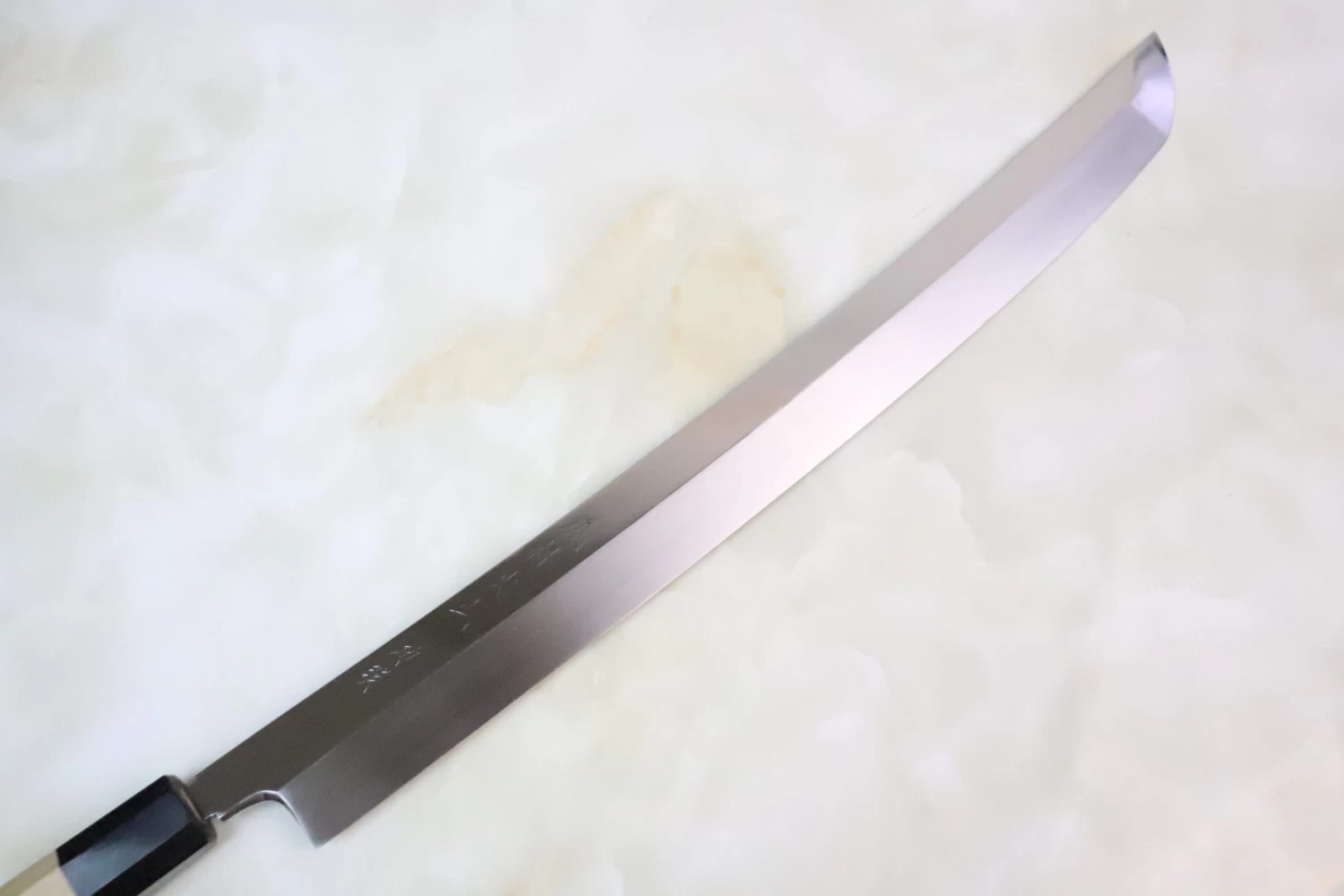 Fu-Rin-Ka-Zan Limited, Solid VG-10 Special Order Made FSO-75 Sakimaru Takohiki 390mm (Curved Blade Version, Perfectly Mirror Polished) 2 Fu-Rin-Ka-Zan Limited, Solid VG-10 Special Order Made FSO-75 Sakimaru Takohiki 390mm (Curved Blade Version, Perfectly Mirror Polished) - Image 2