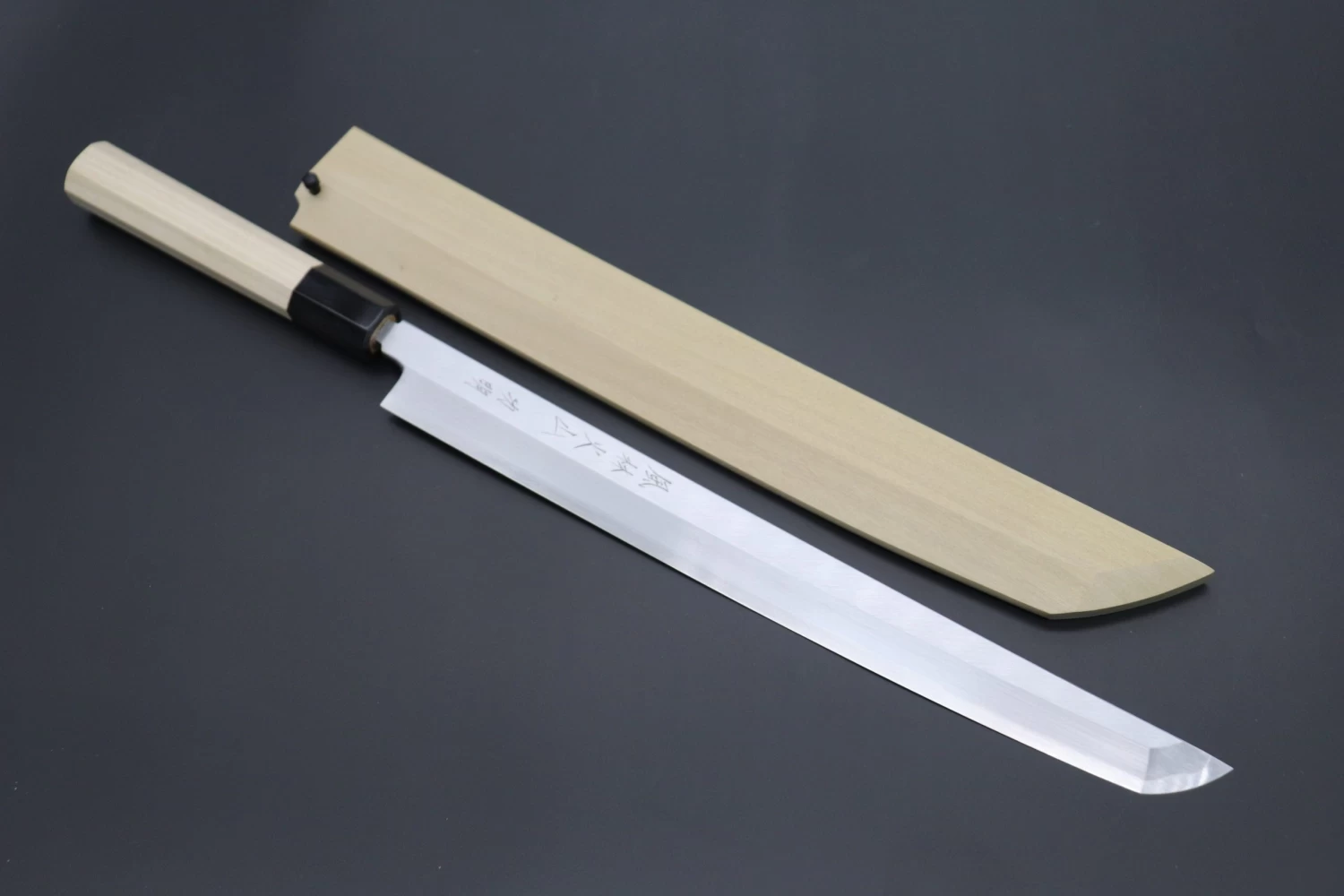 Fu-Rin-Ka-Zan Limited, FSO-101 Hon Kasumi Blue Steel No.1 Sakimaru Takohiki 300mm (11.8 Inch, Octagonal Magnolia Wood Handle) 1 Fu-Rin-Ka-Zan Limited, FSO-101 Hon Kasumi Blue Steel No.1 Sakimaru Takohiki 300mm (11.8 Inch, Octagonal Magnolia Wood Handle)