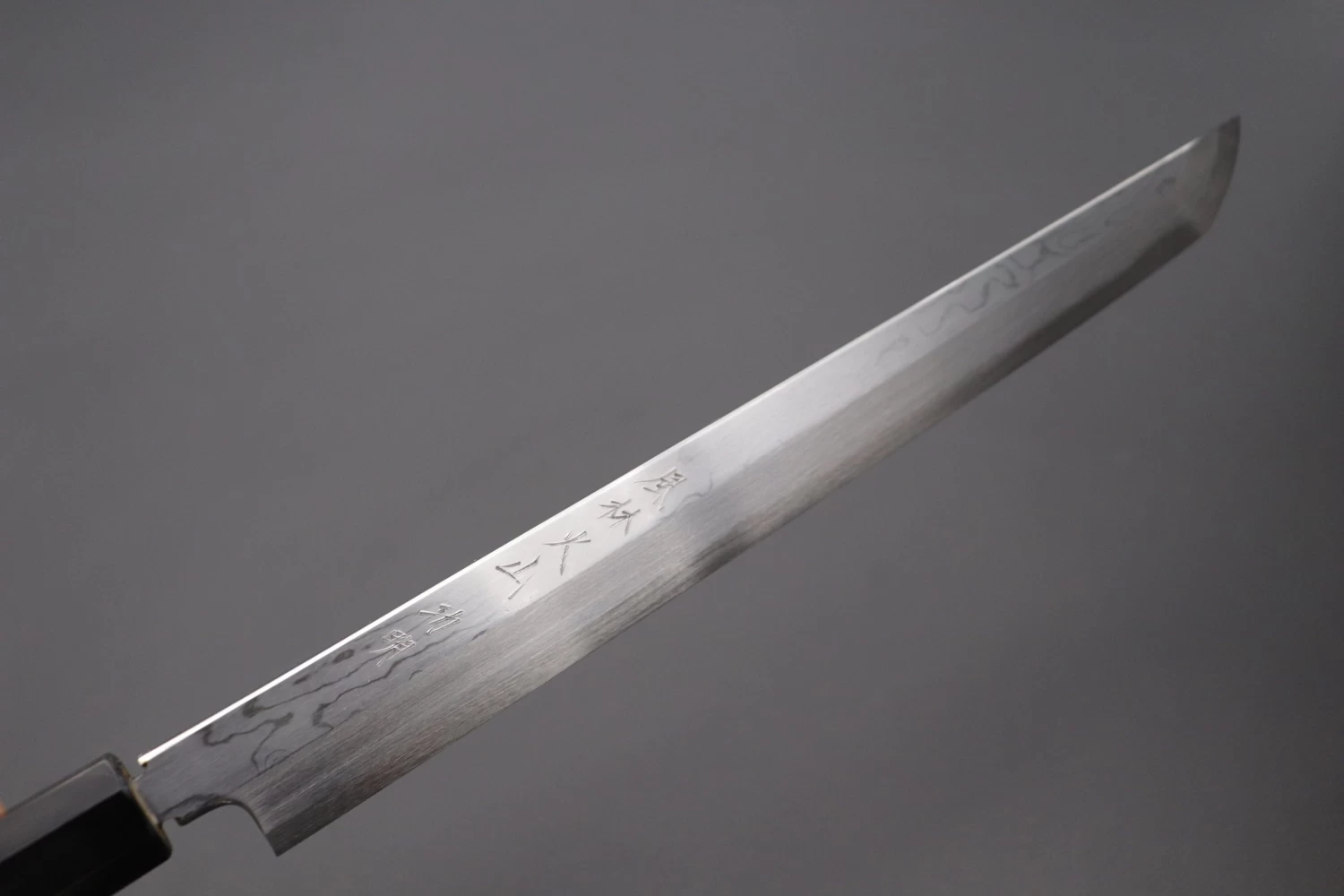 Fu-Rin-Ka-Zan Limited, FSO-13M Blue Steel No.1 Suminagashi Sakimaru Takohiki 270mm (10.6 Inch) 2 Fu-Rin-Ka-Zan Limited, FSO-13M Blue Steel No.1 Suminagashi Sakimaru Takohiki 270mm (10.6 Inch) - Image 2