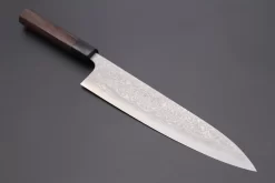 Fu-Rin-Ka-Zan Aogami Super Custom Damascus Series Wa Gyuto (210mm Or 240mm, 2 Sizes, Octagonal Red-Sandalwood Handle)