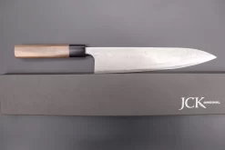 Fu-Rin-Ka-Zan Aogami Super Custom Damascus Series Wa Gyuto (210mm Or 240mm, 2 Sizes, Octagonal Walnut Wood Handle) -Knife Sale Shop fu rin ka zan wa gyuto fu rin ka zan aogami super custom damascus series wa gyuto 210mm or 240mm 2 sizes octagonal walnut wood handle 41749495775515 scaled