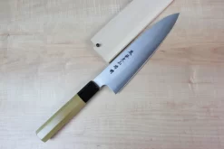 Fu-Rin-Ka-Zan R-2 Clad Wa Series Wa Gyuto (210mm To 270mm, 3 Sizes, Octagon Shaped Magnolia Wood Handle)