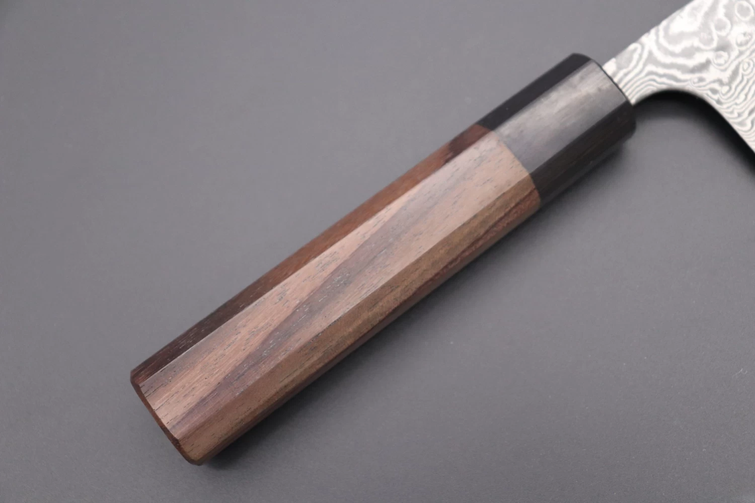Fu-Rin-Ka-Zan R-2 Damascus Wa Series Wa Gyuto (180mm To 240mm, 3 Sizes, Octagon Shaped Red-Sandalwood Handle) 3 Fu-Rin-Ka-Zan R-2 Damascus Wa Series Wa Gyuto (180mm To 240mm, 3 Sizes, Octagon Shaped Red-Sandalwood Handle) - Image 3