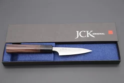 Fu-Rin-Ka-Zan Aogami Super Custom Damascus Series FASD-1P Wa Paring 80mm (3.1 Inch, Octagonal Red-Sandalwood Handle) -Knife Sale Shop fu rin ka zan wa paring fu rin ka zan aogami super custom damascus series fasd 1p wa paring 80mm 3 1 inch octagonal red sandalwood handle 40824340971803 scaled