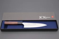 Fu-Rin-Ka-Zan Aogami Super Custom Damascus Series Wa Petty (120mm And 150mm, 2 Sizes, Octagonal Red-Sandalwood Handle) -Knife Sale Shop fu rin ka zan wa petty fu rin ka zan aogami super custom damascus series wa petty 120mm and 150mm 2 sizes octagonal red sandalwood handle 40824429773083 scaled