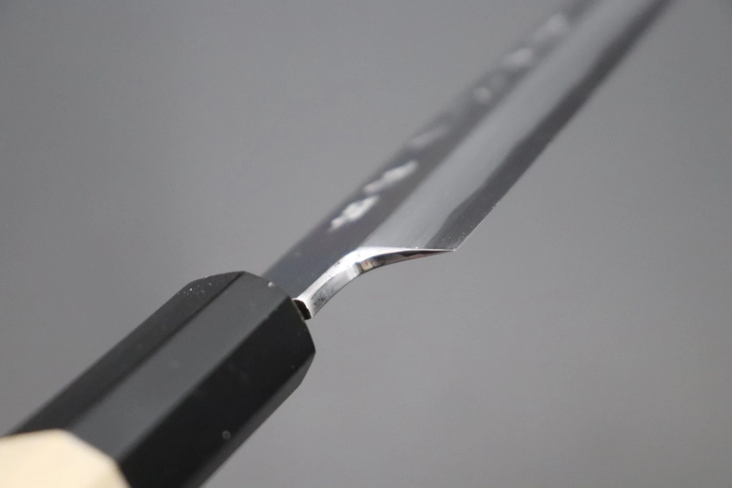 Fu-Rin-Ka-Zan Hon Kasumi Series Blue Steel No.2 Wa Petty ( 2 Sizes, Wa Petty 150mm Or Wa Petty 180mm, Single Bevel Edge) 4 Fu-Rin-Ka-Zan Hon Kasumi Series Blue Steel No.2 Wa Petty ( 2 Sizes, Wa Petty 150mm Or Wa Petty 180mm, Single Bevel Edge) - Image 4