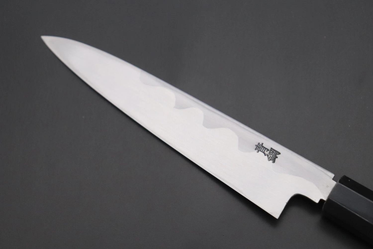 Fu-Rin-Ka-Zan Hon Kasumi Series Blue Steel No.2 Wa Petty ( 2 Sizes, Wa Petty 150mm Or Wa Petty 180mm, Single Bevel Edge) 7 Fu-Rin-Ka-Zan Hon Kasumi Series Blue Steel No.2 Wa Petty ( 2 Sizes, Wa Petty 150mm Or Wa Petty 180mm, Single Bevel Edge) - Image 7