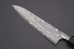 Fu-Rin-Ka-Zan R-2 Damascus Wa Series Wa Petty (120mm And 150mm, 2 Sizes, Octagon Shaped Red-Sandalwood Handle) -Knife Sale Shop fu rin ka zan wa petty fu rin ka zan r 2 damascus wa series wa petty 120mm and 150mm 2 sizes octagon shaped red sandalwood handle 41774371602715 scaled