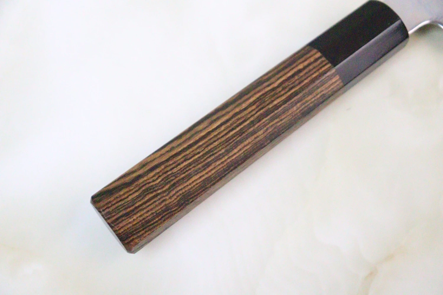 Fu-Rin-Ka-Zan R-2 Damascus Wa Series Wa Petty 165mm (6.4inch, Octagon Shaped Bocote Wood Handle, FRD-1PB) 5 Fu-Rin-Ka-Zan R-2 Damascus Wa Series Wa Petty 165mm (6.4inch, Octagon Shaped Bocote Wood Handle, FRD-1PB) - Image 5