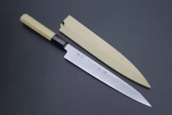 Fu-Rin-Ka-Zan White Steel No.2 Hon Kasumi Wa Series Kiritsuke-Petty 210mm (8.2 Inch)
