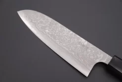 Fu-Rin-Ka-Zan Aogami Super Custom Damascus Series FASD-3W Wa Santoku 165mm (6.4 Inch, Octagonal Walnut Wood Handle) -Knife Sale Shop fu rin ka zan wa santoku fu rin ka zan aogami super custom damascus series fasd 3w wa santoku 165mm 6 4 inch octagonal walnut wood handle 42391831937307 scaled