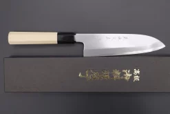 Fu-Rin-Ka-Zan Hon Kasumi Series FBS-2 Blue Steel No.2 Wa Santoku 180mm (7inch) (Single Bevel Edge) -Knife Sale Shop fu rin ka zan wa santoku fu rin ka zan hon kasumi series fbs 2 blue steel no 2 wa santoku 180mm 7inch single bevel edge 41630227955995 scaled