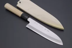 Fu-Rin-Ka-Zan Hon Kasumi Series Gingami No.3 FG-15 Wa Santoku 180mm (7inch, Single Bevel Edge)