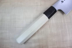 Fu-Rin-Ka-Zan R-2 Clad Wa Series FR2-3SA Wa Santoku 190mm (7.4inch, Octagon Shaped Magnolia Wood Handle) -Knife Sale Shop fu rin ka zan wa santoku fu rin ka zan r 2 clad wa series fr2 3sa wa santoku 190mm 7 4inch 5608168357985 scaled