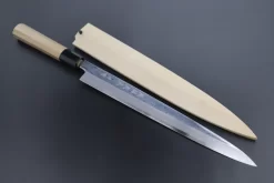 Fu-Rin-Ka-Zan Limited, Blue Steel No.2 Suminagashi Yanagiba (270mm And Yanagiba 300mm, 2 Sizes)