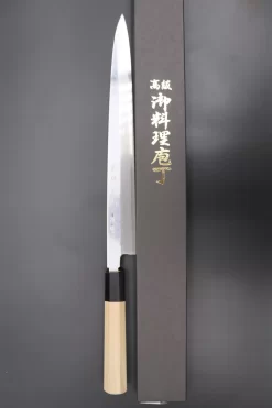 Fu-Rin-Ka-Zan Limited, Blue Steel No.2 Suminagashi Yanagiba (270mm And Yanagiba 300mm, 2 Sizes) -Knife Sale Shop fu rin ka zan yanagiba fu rin ka zan limited blue steel no 2 suminagashi yanagiba 270mm and yanagiba 300mm 2 sizes 44178287526171 scaled