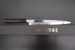 Fu-Rin-Ka-Zan Limited, Hon Kasumi Blue Steel No.1 Yanagiba 270mm (Perfectly Mirror Polished Blade, 10.6 Inch, FSO-69) -Knife Sale Shop fu rin ka zan yanagiba fu rin ka zan limited hon kasumi blue steel no 1 yanagiba 270mm perfectly mirror polished blade 10 6 inch fso 69 44178708988187 scaled
