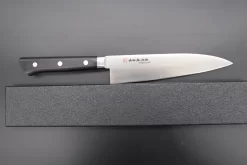 Fujiwara Kanefusa FKM Series Gyuto (150mm To 300mm, 6 Sizes, Black Pakka Wood Handle)) -Knife Sale Shop fujiwara kanefusa gyuto fujiwara kanefusa fkm series gyuto 150mm to 300mm 6 sizes black pakka wood handle 43078049464603 scaled