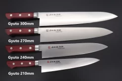 Fujiwara Kanefusa FKM Series Gyuto (150mm To 300mm, 6 Sizes, Wine Color Pakka Wood Handle)) 19 Fujiwara Kanefusa FKM Series Gyuto (150mm To 300mm, 6 Sizes, Wine Color Pakka Wood Handle)) -Knife Sale Shop fujiwara kanefusa gyuto fujiwara kanefusa fkm series gyuto 150mm to 300mm 6 sizes wine color pakka wood handle 43078194725147