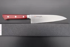 Fujiwara Kanefusa FKM Series Gyuto (150mm To 300mm, 6 Sizes, Wine Color Pakka Wood Handle)) 17 Fujiwara Kanefusa FKM Series Gyuto (150mm To 300mm, 6 Sizes, Wine Color Pakka Wood Handle)) -Knife Sale Shop fujiwara kanefusa gyuto fujiwara kanefusa fkm series gyuto 150mm to 300mm 6 sizes wine color pakka wood handle 43078201442587 scaled