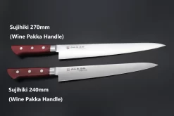 Fujiwara Kanefusa FKM Series Sujihiki (240mm And 270mm, 2 Sizes) -Knife Sale Shop fujiwara kanefusa sujihiki fujiwara kanefusa fkm series sujihiki 240mm and 270mm 2 sizes 43078149439771