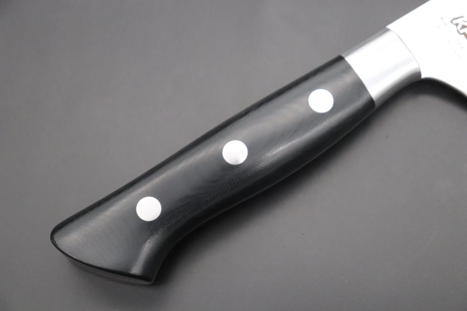 Hattori Forums FH Series FH-5L Boning Knife 160mm (6.2inch, Black Linen Micarta Handle) 7 Hattori Forums FH Series FH-5L Boning Knife 160mm (6.2inch, Black Linen Micarta Handle) - Image 7