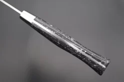 Hattori Forums FH Series Limited Edition FH-5ND Boning Knife (6.2 Inch, "SNOW IN THE DARK" Handle) -Knife Sale Shop hattori boning knife honesuki hattori forums fh series limited edition fh 5nd boning knife 6 2 inch snow in the dark handle 44595374162203 scaled