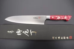Hattori Custom Limited Special Edition, HSG-1SO Gyuto 210mm (8.2 Inch, Spiny Oyster Gem-Composite Stone Handle) -Knife Sale Shop hattori gyuto hattori custom limited special edition hsg 1so gyuto 210mm 8 2 inch spiny oyster gem composite stone handle 42431224742171 scaled