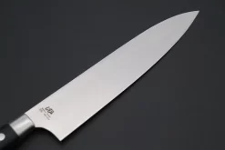 Hattori Forums FH Series Gyuto (210mm To 270mm, 3 Sizes, Black Linen Micarta Handle) -Knife Sale Shop hattori gyuto hattori forums fh series gyuto 210mm to 270mm 3 sizes black linen micarta handle 40239509831963 scaled