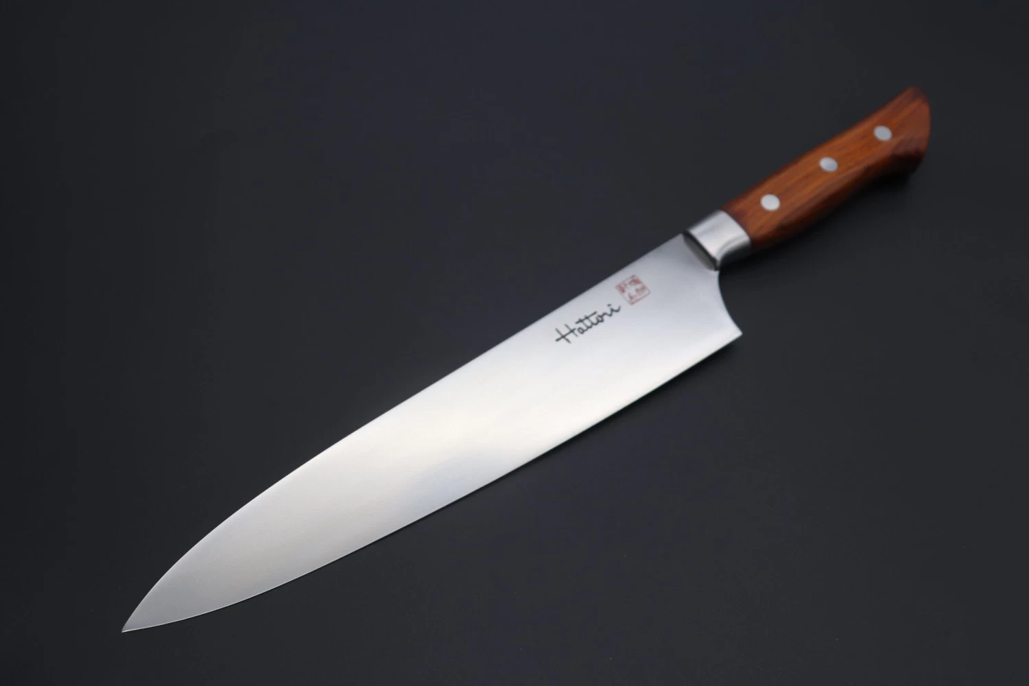 Hattori Forums FH Series Gyuto (210mm To 270mm, 3 Sizes, Cocobolo Wood Handle) 1 Hattori Forums FH Series Gyuto (210mm To 270mm, 3 Sizes, Cocobolo Wood Handle)