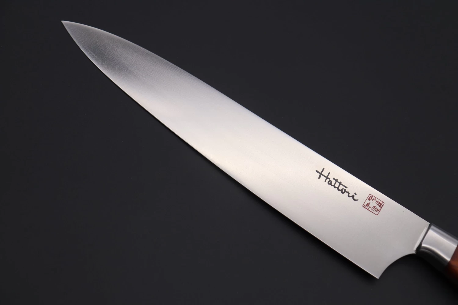 Hattori Forums FH Series Gyuto (210mm To 270mm, 3 Sizes, Cocobolo Wood Handle) 2 Hattori Forums FH Series Gyuto (210mm To 270mm, 3 Sizes, Cocobolo Wood Handle) - Image 2