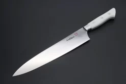 Hattori Forums FH Series Gyuto (210mm To 270mm, 3 Sizes, Fresh White Corian Handle)