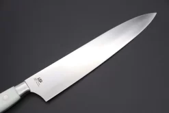 Hattori Forums FH Series Gyuto (210mm To 270mm, 3 Sizes, Fresh White Corian Handle) -Knife Sale Shop hattori gyuto hattori forums fh series gyuto 210mm to 270mm 3 sizes fresh white corian handle 41892314480923 scaled