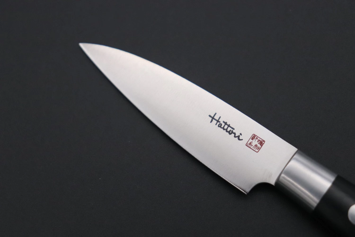 Hattori Forums FH Series FH-1L Parer 70mm (2.7 Inch, Black Linen Micarta Handle) 2 Hattori Forums FH Series FH-1L Parer 70mm (2.7 Inch, Black Linen Micarta Handle) - Image 2