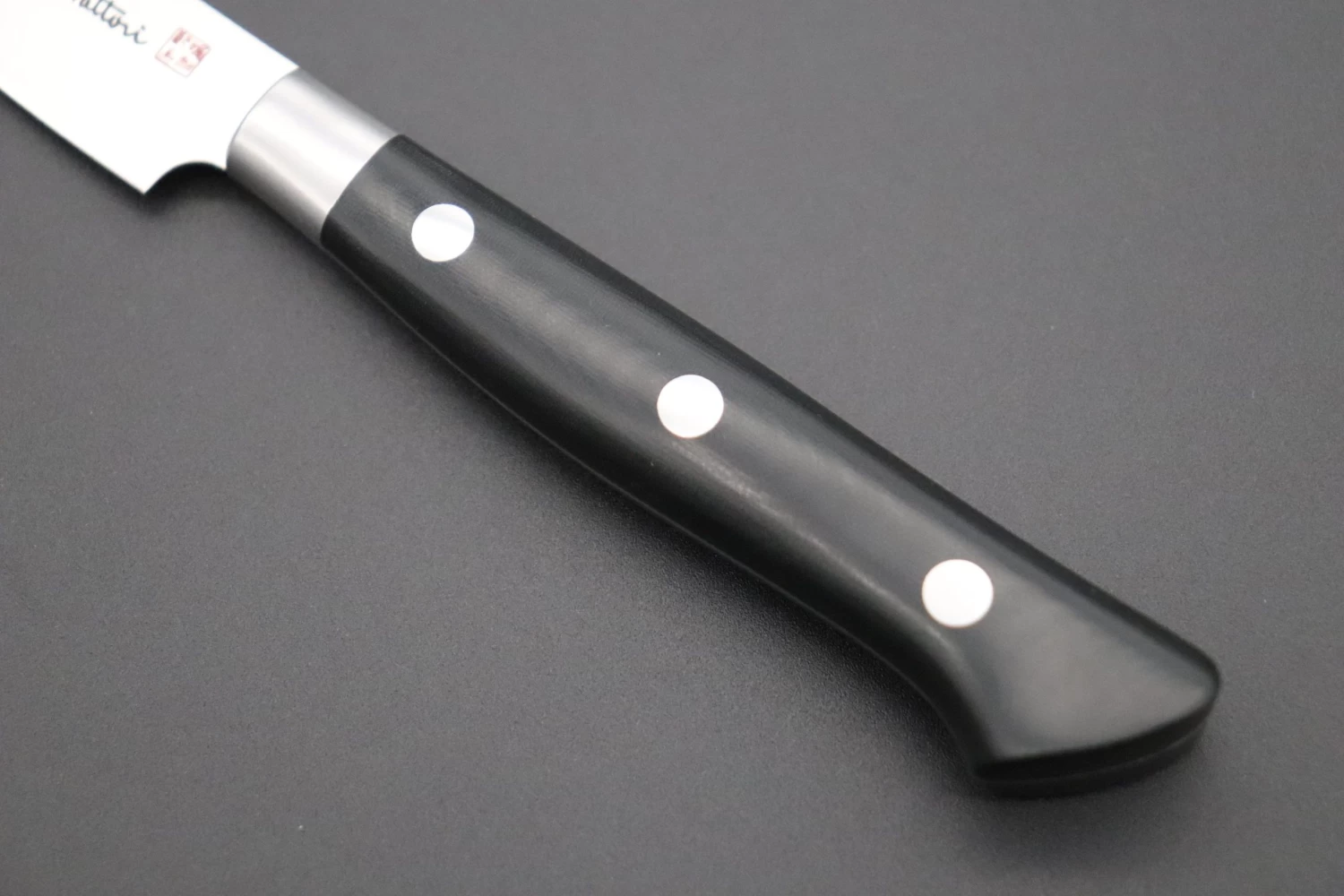 Hattori Forums FH Series FH-1L Parer 70mm (2.7 Inch, Black Linen Micarta Handle) 3 Hattori Forums FH Series FH-1L Parer 70mm (2.7 Inch, Black Linen Micarta Handle) - Image 3