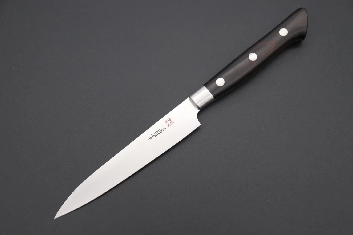 Hattori Forums FH Series Petty (120mm And 150mm, African Black Wood Handle) 1 Hattori Forums FH Series Petty (120mm And 150mm, African Black Wood Handle)